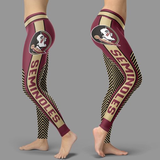 Florida State Seminoles Team High Waist Leggings for Women