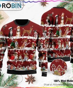 For Basenji Lovers Ugly Christmas Sweater