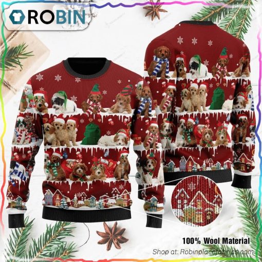 For Cavoodle Lovers Ugly Christmas Sweater