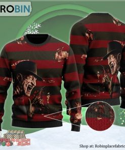 Freddy Krueger Ugly Christmas Sweater