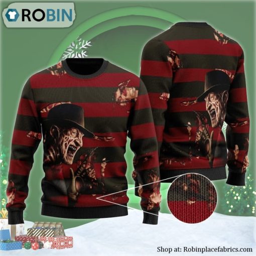 Freddy Krueger Ugly Christmas Sweater
