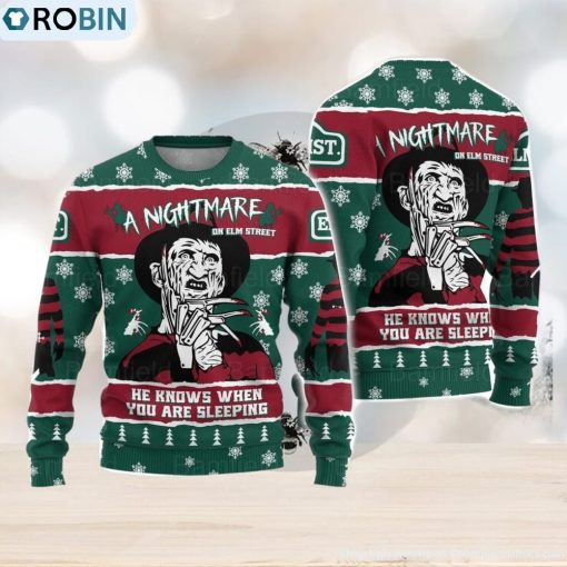 Freddy Krueger Ugly Christmas Sweater Men And Women Christmas Gift Sweater