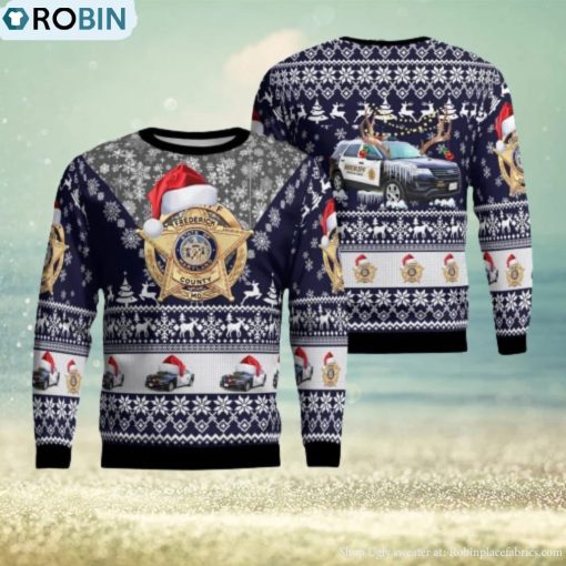Frederick, Maryland, Frederick County Office Christmas Ugly Sweater 3D