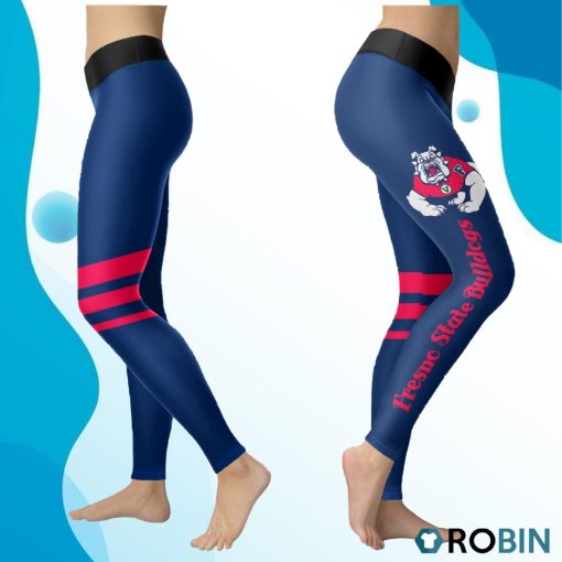 Fresno State Bulldogs Women 3D Printed Leggings Sports