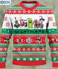 Friends Nightmare Halloween Ugly Christmas Sweater