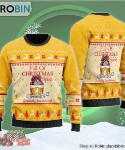 Full Of Christmas Spirit Probably Bundaberg Ugly Christmas Sweater