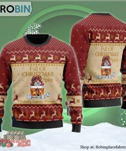 Full Of Christmas Spirit Probably Captain Morgan Ugly Christmas Sweater