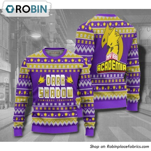 Fumikage My Hero Academia Anime Christmas Ugly Sweater