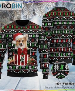 Funny Corgi Dog Ugly Christmas Sweater