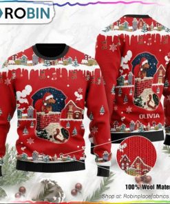 Funny Dachshund Santa Claus Christmas Ugly Christmas Sweater