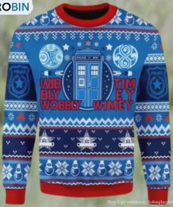 Funny Doctor Whos Ugly Christmas Ugly Sweater
