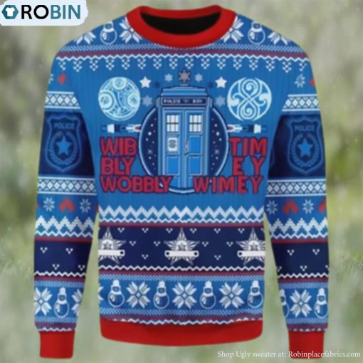 Funny Doctor Whos Ugly Christmas Ugly Sweater