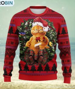 Funny Garfield King Noel Mc Thanksgiving Ugly Christmas Sweater For Men Women Funny Garfield King Noel Mc Thanksgiving Ugly Christmas Sweater For Men Women