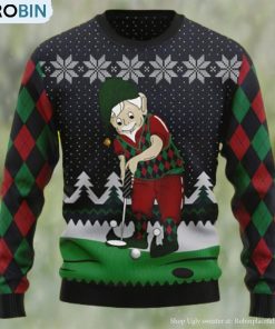 Funny Golf Lover Ugly Christmas Sweater