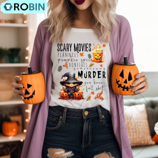 Funny Halloween Shirt, Pumpkin Spice Long Sleeve Unisex Hoodie