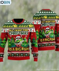 funny-santa-all-i-want-for-christmas-is-a-big-fish-funny-christmas-gift-ugly-christmas-sweater-1