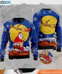 Funny Santa Xmas Ugly Christmas Sweater Funny Santa Xmas Ugly Christmas Sweater