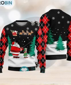 funny-special-delivery-santa-ugly-christmas-sweater-black-gift-for-men-and-women-1