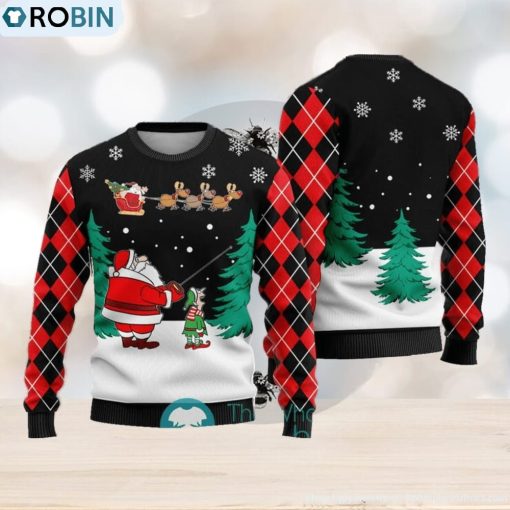 Funny Special Delivery Santa Ugly Christmas Sweater Black Gift For Men And Women