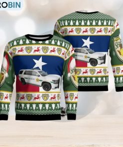 Galveston, Texas, Galveston County Office Car Christmas Ugly Sweater 3D