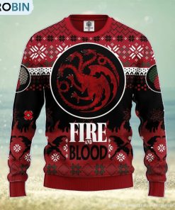 Game Of Thrones Targaryen Ugly Christmas Sweater Amazing Gift Men And Women Christmas Gift