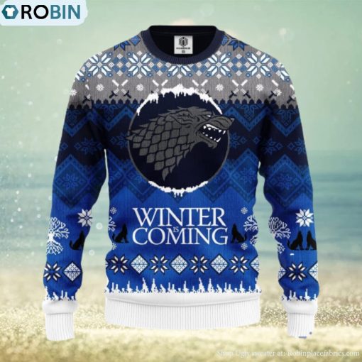 Game Of Thrones Winter Amazing Gift Ugly Christmas 3D Sweater