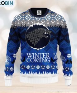 Game Of Thrones Winter Amazing Gift Ugly Christmas 3D Sweater