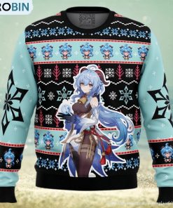 Ganyu Genshin Impact Ugly Christmas Sweater