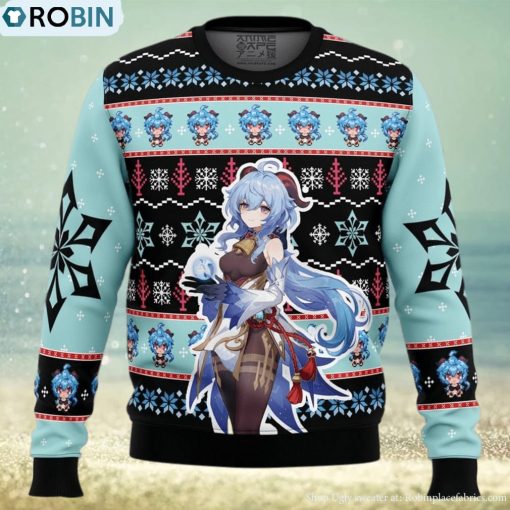 Ganyu Genshin Impact Ugly Christmas Sweater