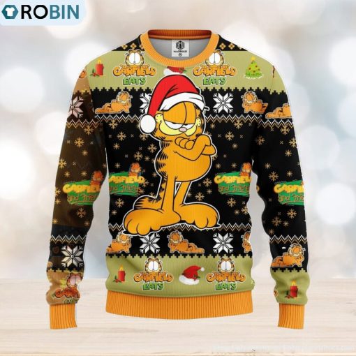 Garfield 3D Ugly Christmas Sweater Amazing Gift Men And Women Christmas Gift
