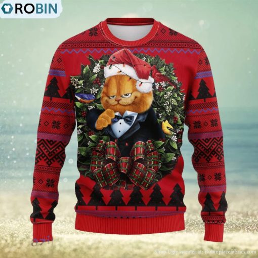 Garfield Odie Film Noel Mc Ugly Christmas Sweater