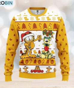 Garfield Ugly Christmas Sweater Amazing Gift Men And Women Christmas Gift