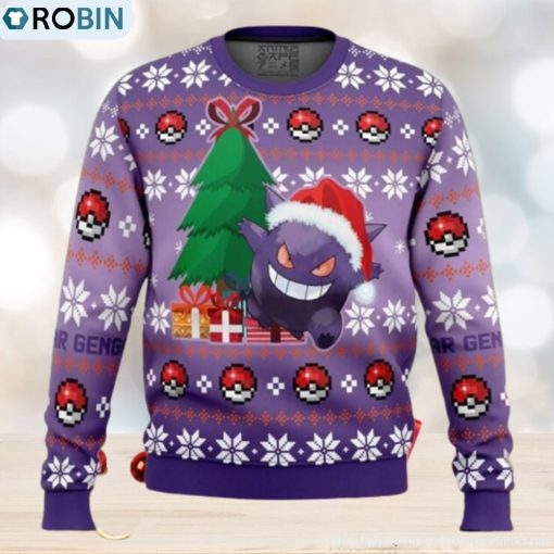 Gengar Ugly Christmas Sweater