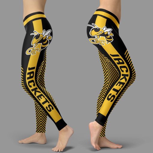 Georgia Tech Yellow Jackets Team High Waist Leggings for Women