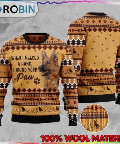 German Shepherd Dog Ugly Christmas Sweater