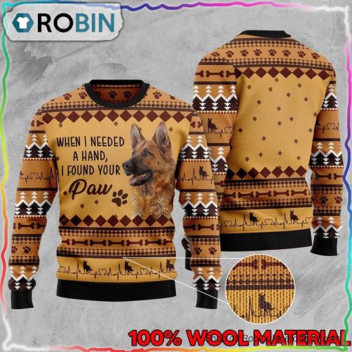 German Shepherd Dog Ugly Christmas Sweater