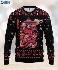 ghibli-spirited-away-anime-ugly-christmas-sweater-christmas-giift-1