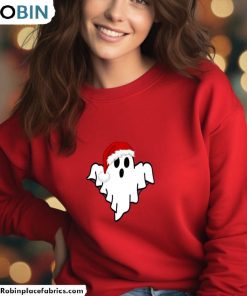 Ghost Christmas Cute Shirt, Ghost Xmas Sweater Crewneck