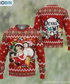 Giftngon – Demon Slayer Ugly Christmas Sweater