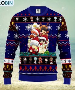 Gintama Ugly Christmas Sweater Blue 1 Amazing Gift Men And Women Christmas Gift Gintama Ugly Christmas Sweater Blue 1 Amazing Gift Men And Women Christmas Gift
