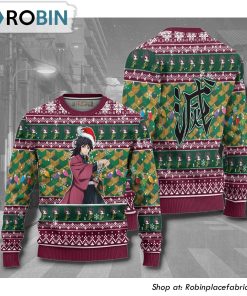 Giyu Tomioka Demon Slayer Anime Christmas Ugly Sweater