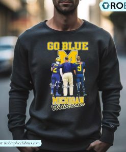 Go Blue Michigan Wolverines Signature Shirt