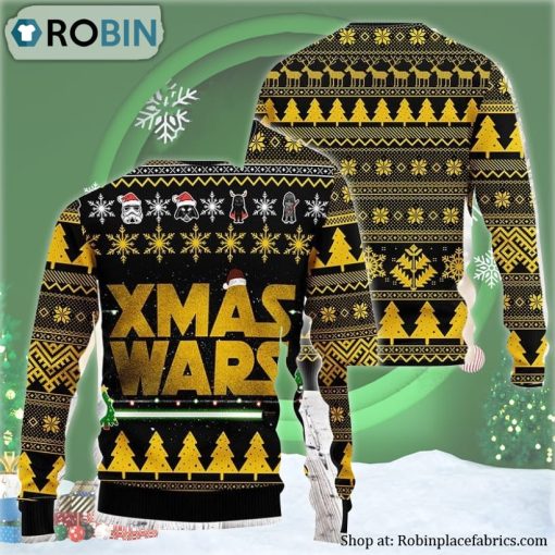 Golden Xmas Wars Greatest Characters Ugly Christmas Sweater