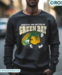 Green Bay Football Comfort Sunday Are Better In Green Bay Packer Shirt Green Bay Football Comfort Sunday Are Better In Green Bay Packer Shirt