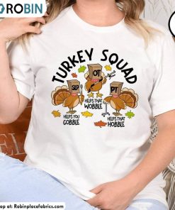 Groovy Turkey Squad Shirt, Creative Thanksgiving Family Short Sleeve Sweatshirt Groovy Turkey Squad Shirt, Creative Thanksgiving Family Short Sleeve Sweatshirt