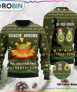 Guacin Around Ugly Christmas Sweater Guacin Around Ugly Christmas Sweater