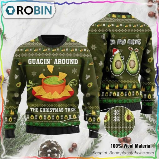 Guacin Around Ugly Christmas Sweater