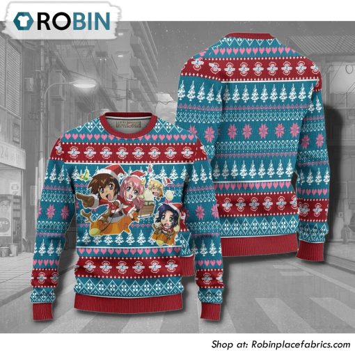 Gundam Chibi Anime Christmas Ugly Sweater