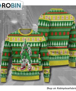 Gundam Pine Tree Anime 3D Printed Ugly Christmas Sweater