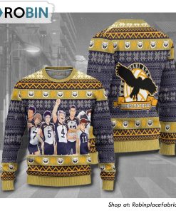 Haikyuu Fukurodani Academy Anime Christmas Ugly Sweater